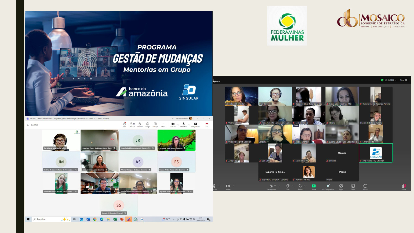 Gestão de mudanças e mentorias